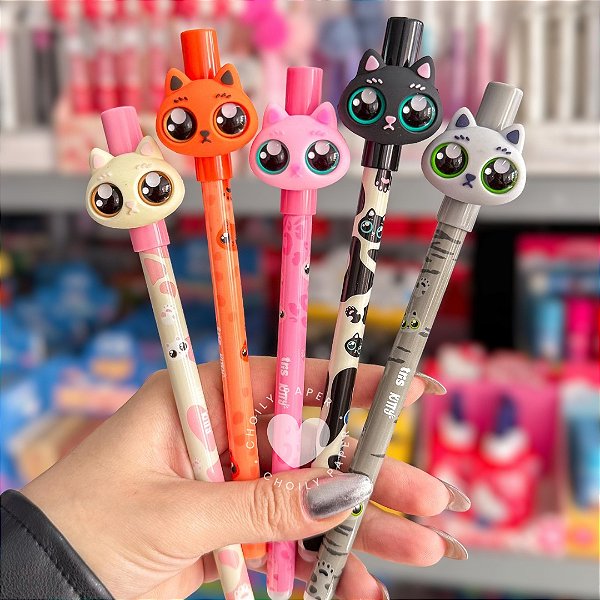 Caneta Gel Apagável Kitty 0.7mm - Tris