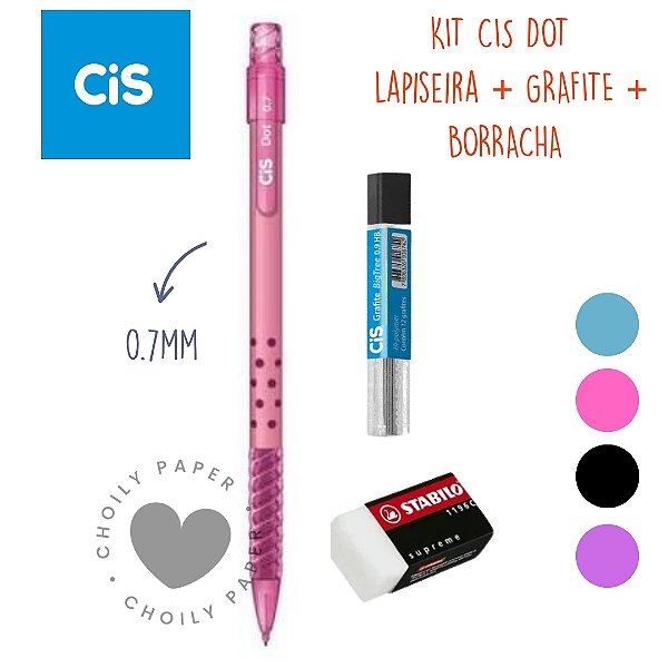 Kit Escolar Cis Dot com Stabilo