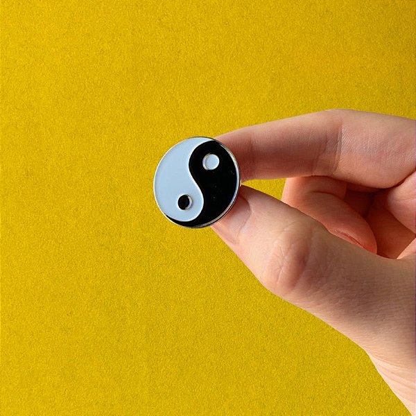 Pin Yin Yang | Botton | Broche | Pin de lapela