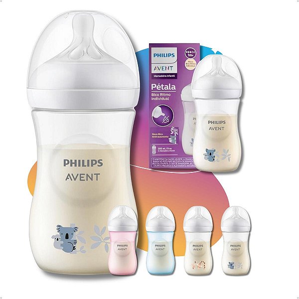 Mamadeira Anticólica Pétala 3.0 260ml Coala Philips Avent  Bico N3