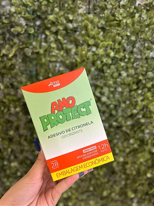 28un Repelente Natural Amo Protect  Adesivo De Citronela
