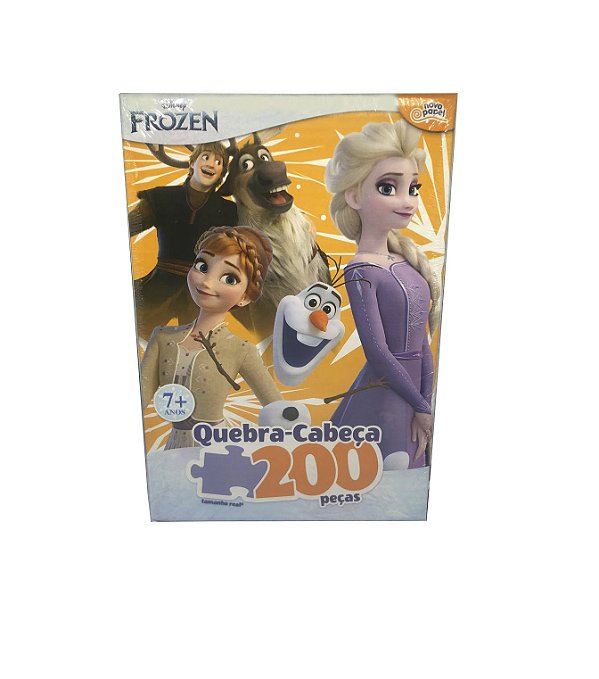 Quebra Cabeça Puzzle Infantil Disney Frozen 200 Pçs Toyster