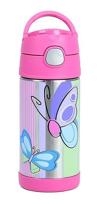 Garrafa Termica Thermos Funtainer Borboleta 355ml 12hr Girl