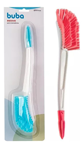Escova Resistente De Lavar Mamadeira Com Limpador Bico Buba
