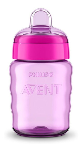Copo Transição Antivazamento Menina Roxo/rosa Avent - 260ml