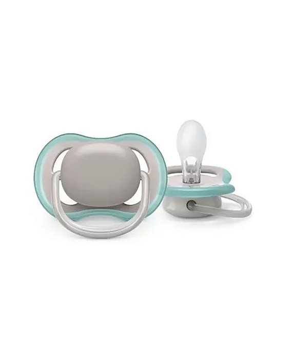 Chupeta Ultra Air 18m+ Philips Avent Cinza Lisa 0%BPA Neutra