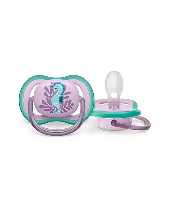 Chupeta Ultra Air 6-18m Philips Avent Cavalo Marinho 0%BPA