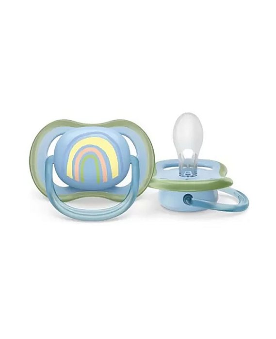 Chupeta Ultra Air 0-6m Menino Philips Avent Arco-ìris Bebê