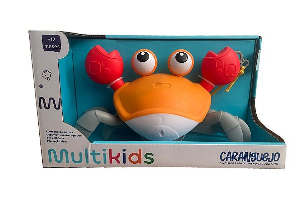 Caranguejo Interativo Multikids Primeira Infância Colorido