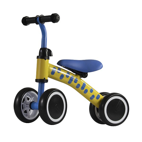 Bicicleta De Equilíbrio 4 Rodinhas S Pedal Infantil Kababy