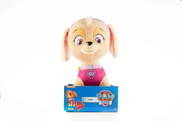 Pelúcia Patrulha Canina Skye 12 Sunny 30cm Paw Brinquedo