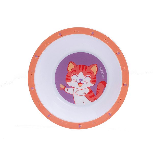 Bowl Infantil Gatinha Lia Petit Piá Tigela Papinha