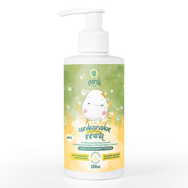 Condicionador Infantil Natural Extrato Aloe Vera Camomila - Verdi Natural
