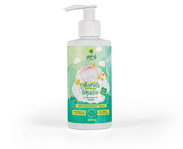 Sabonete Líquido Espuma c/ Óleo de Menta Descongestionante - Verdi Natural