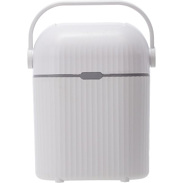 Lixeira Mágica Antiodor Buba Para Fraldas Branca Moderna