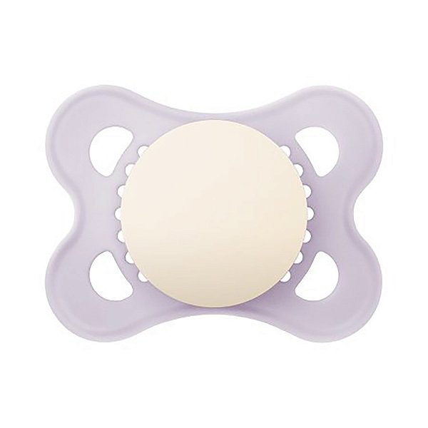 Chupeta Mam 0-6m Original Bico Silicone Simétrico Rosa Bebê