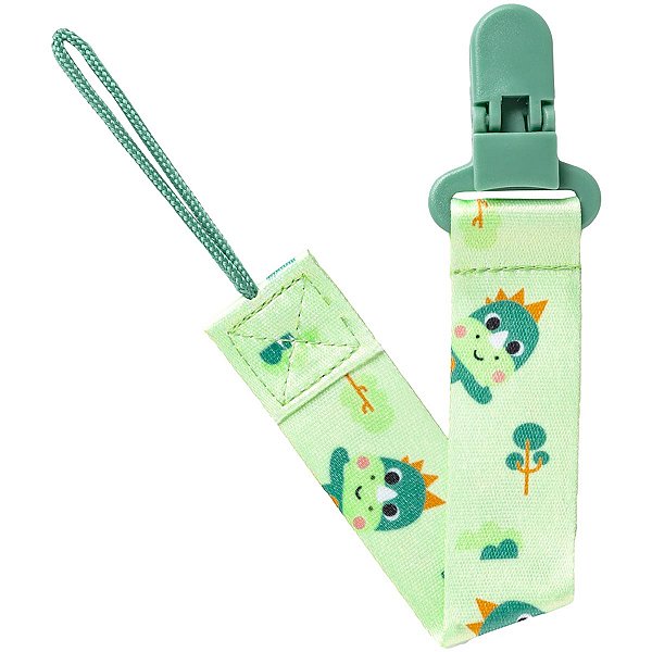 Prendedor De Chupeta Magic Dinossauro Infantil Buba Zoo Bico