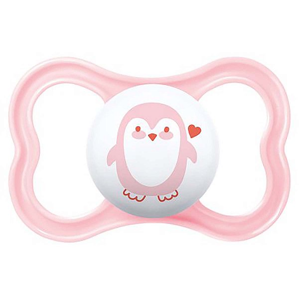 Chupeta Mam Air 6m+ Disco Extraventilado Bico Silicone Rosa