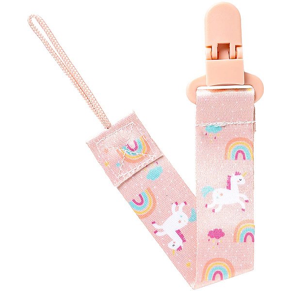 Prendedor De Chupeta Magic Unicórnio Infantil Buba Bico