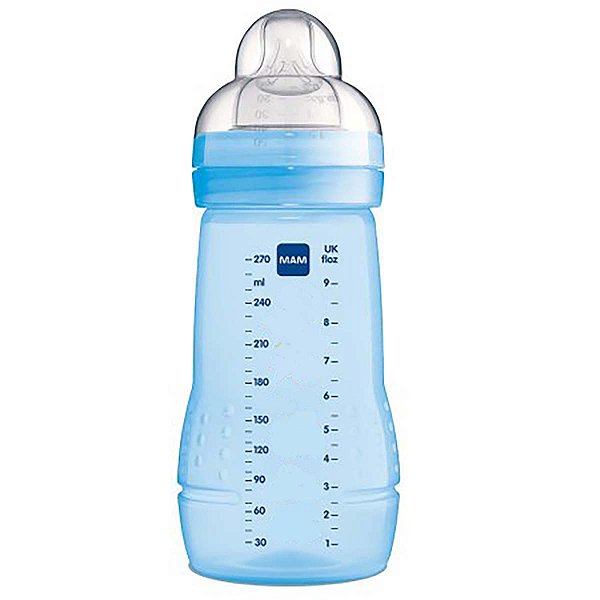Mamadeira Mam Easy Active 270ml Azul Embalagem Unitaria 2m+