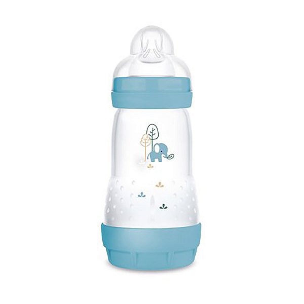 Mamadeira Mam Easy Start 260ml Azul 2m+ Autoesterelizável