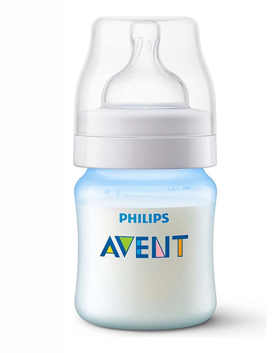 Mamadeira Philips Avent 125ml Azul Recem Nascido Menio