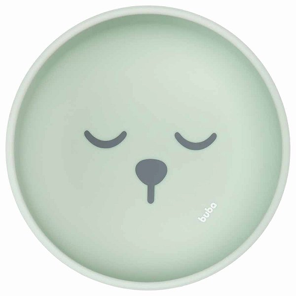 Bowl Infantil Buba Com Ventosa Antiderrapante IA Gummy Verde