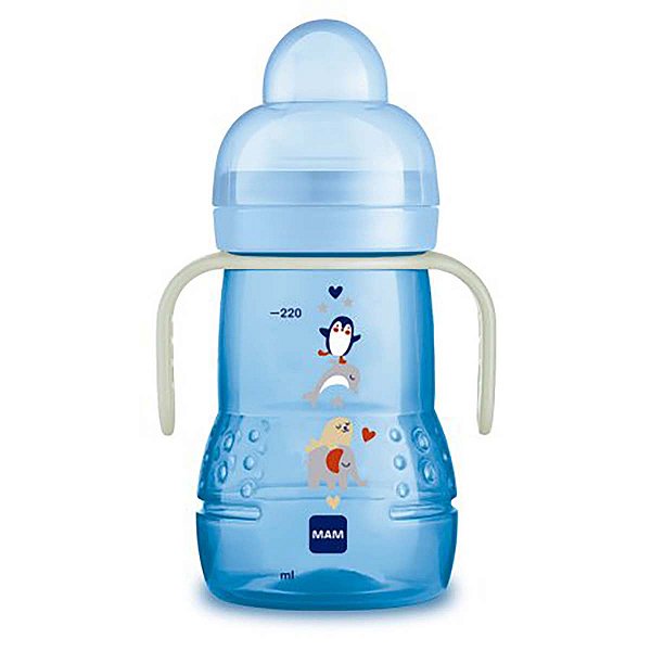 Copo De Treinamento Mam Trainer Night Transição 220ml Neutra