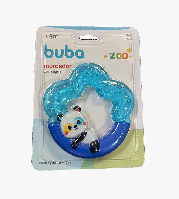 Mordedor Com Água Panda Buba Zoo Massageador de Gengiva