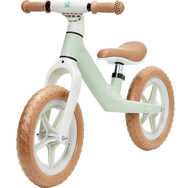 Bicicleta De Equilibrio Infantil Sem Pedal Verde Buba 2+