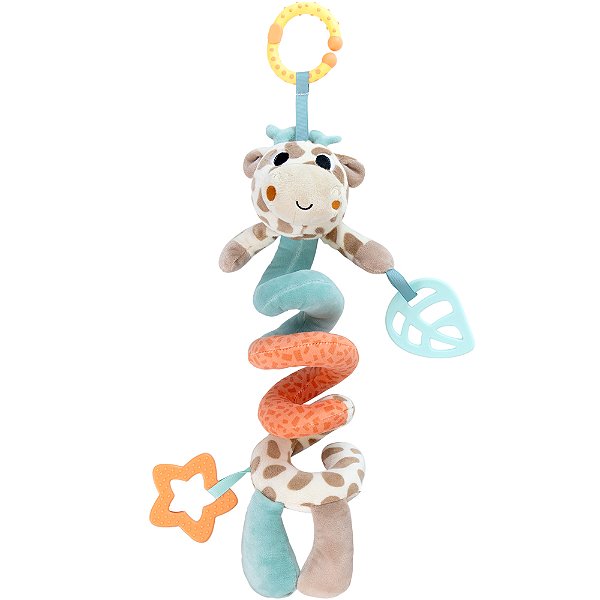 Mola De Atividades Girafa Com Mordedor E Chocalho Buba Zoo