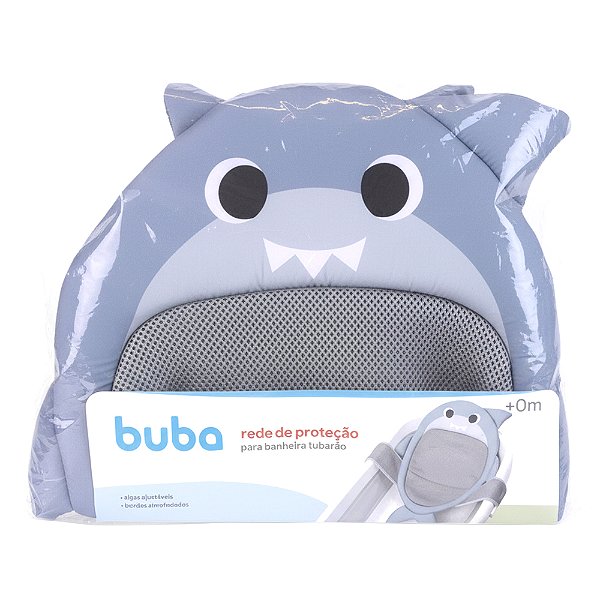 Rede de Banho Tubarão Buba Apoio Seguro Para Bebê Banheira