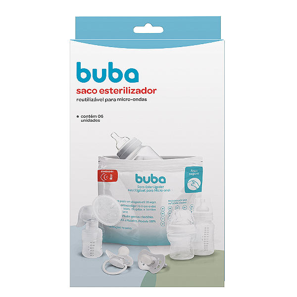 Saco Esterilizador Mamadeira Chupeta Micro-ondas Chupeta