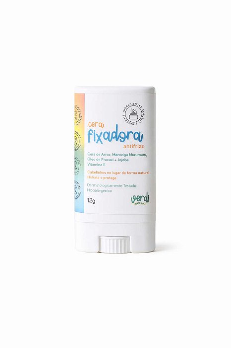 Cera Fixadora Infantil Natural Controle Suave Frizz Verdi