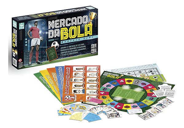 Mercado da Bola Jogo Futebol Negociação Estratégica 8+ Nig