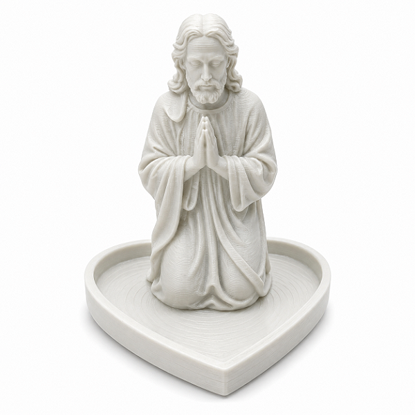 Mini Porta Terço Jesus Cristo Decoração Cantinho Oração