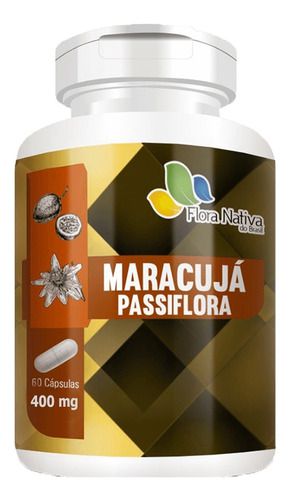 Maracujá Passiflora 400mg 60 Cápsulas - Flora Nativa