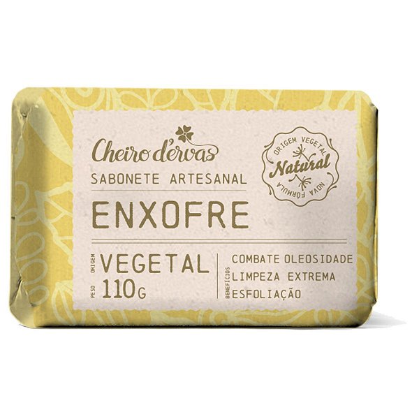 Sabonete De Enxofre 110g - Cheiro D'ervas
