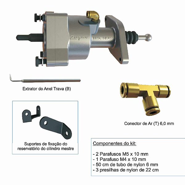 Kit Servo Cilindro Mestre Embreagem Cargo 1317/1719 2012
