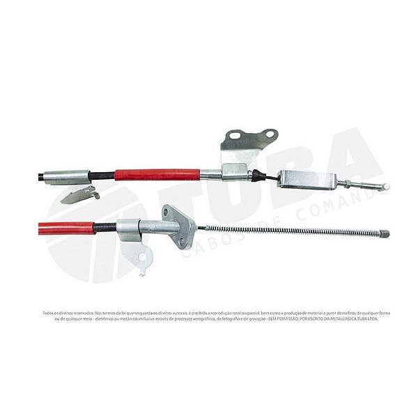 CABO Freio Traseiro Direito HILUX 4X2 4X4 2016/ - 1418MM