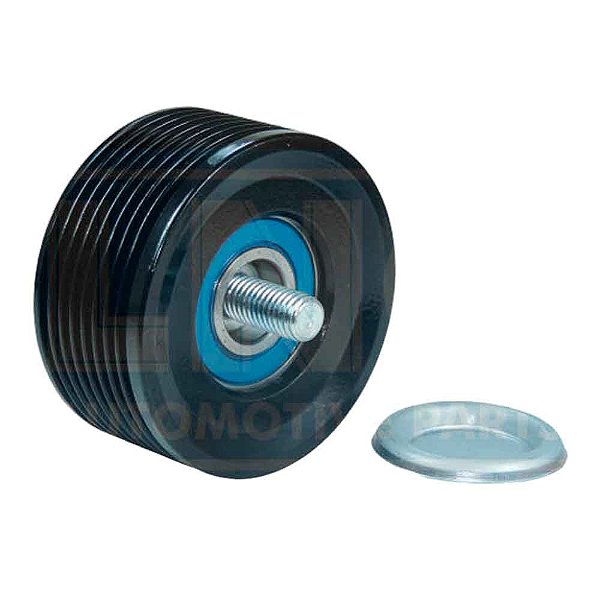 Polia Intermediária Volkswagen/Cargo Estriada com Pino/Rolamento Original Intermediária com Rolamento S9130