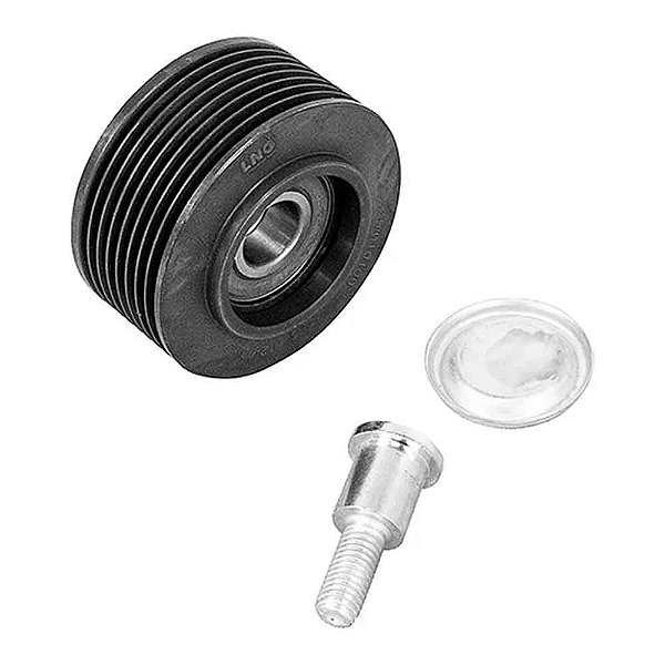 Polia Tensor Cummins ISL Estriada Com Pino Rolamento Original Correia Motor Constellation