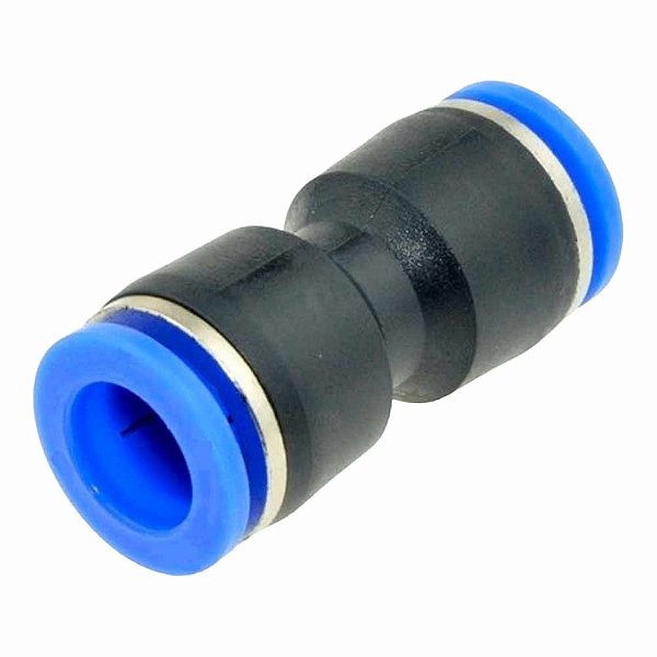 União Reta Tubo 6mm Conexão Rápida