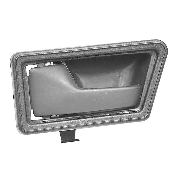 Maçaneta Interna Esquerda Volkswagen Caminhão 2000 - Cinza 191837225033