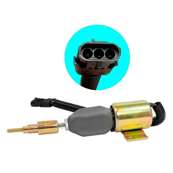 Válvula Solenoide 12V MWM/Cummins