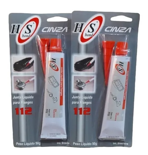 Cola Silicone Cinza 50g HS112