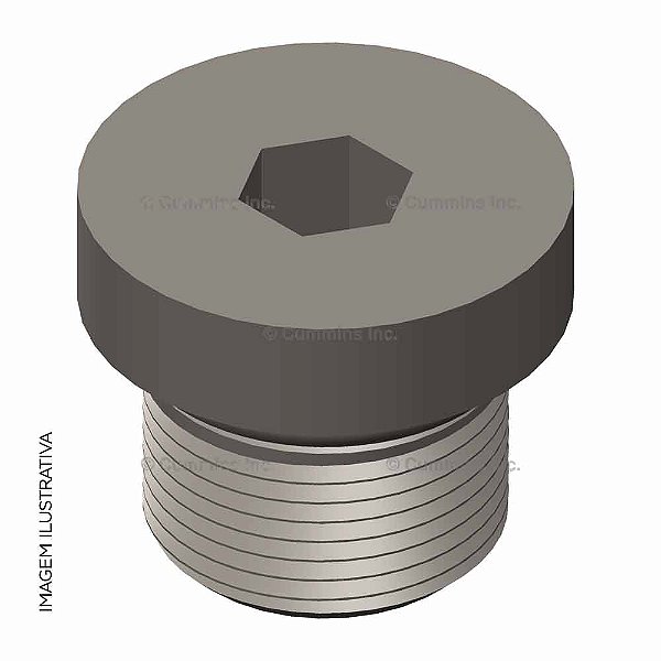 Bujão Motor Cummins ISF 2.8