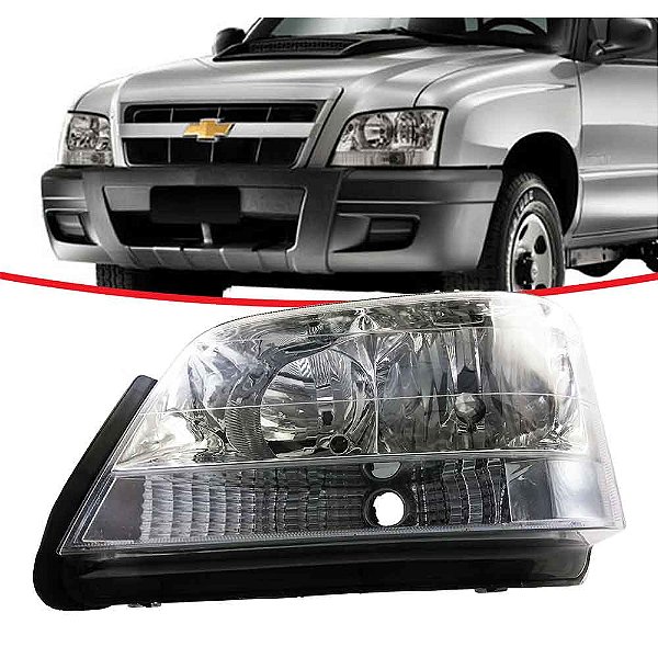 Farol Dianteiro Esquerdo S10 2001/...