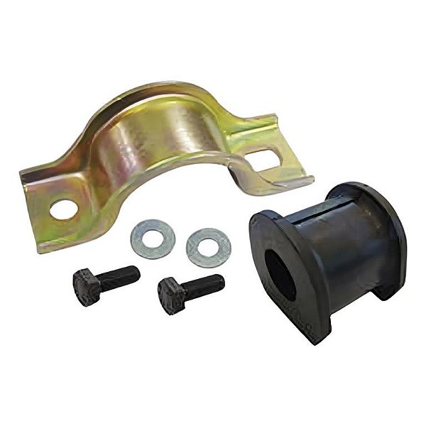 Kit Bucha Barra Estabilizadora Dianteira com Abraçadeira e Parafuso L200 Triton 2007 25mm