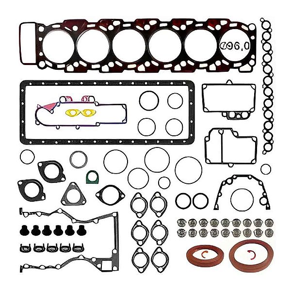 Jogo Junta Motor MWM Sprint 6.07 6 Cilindros Silv/F250 Com Retentor